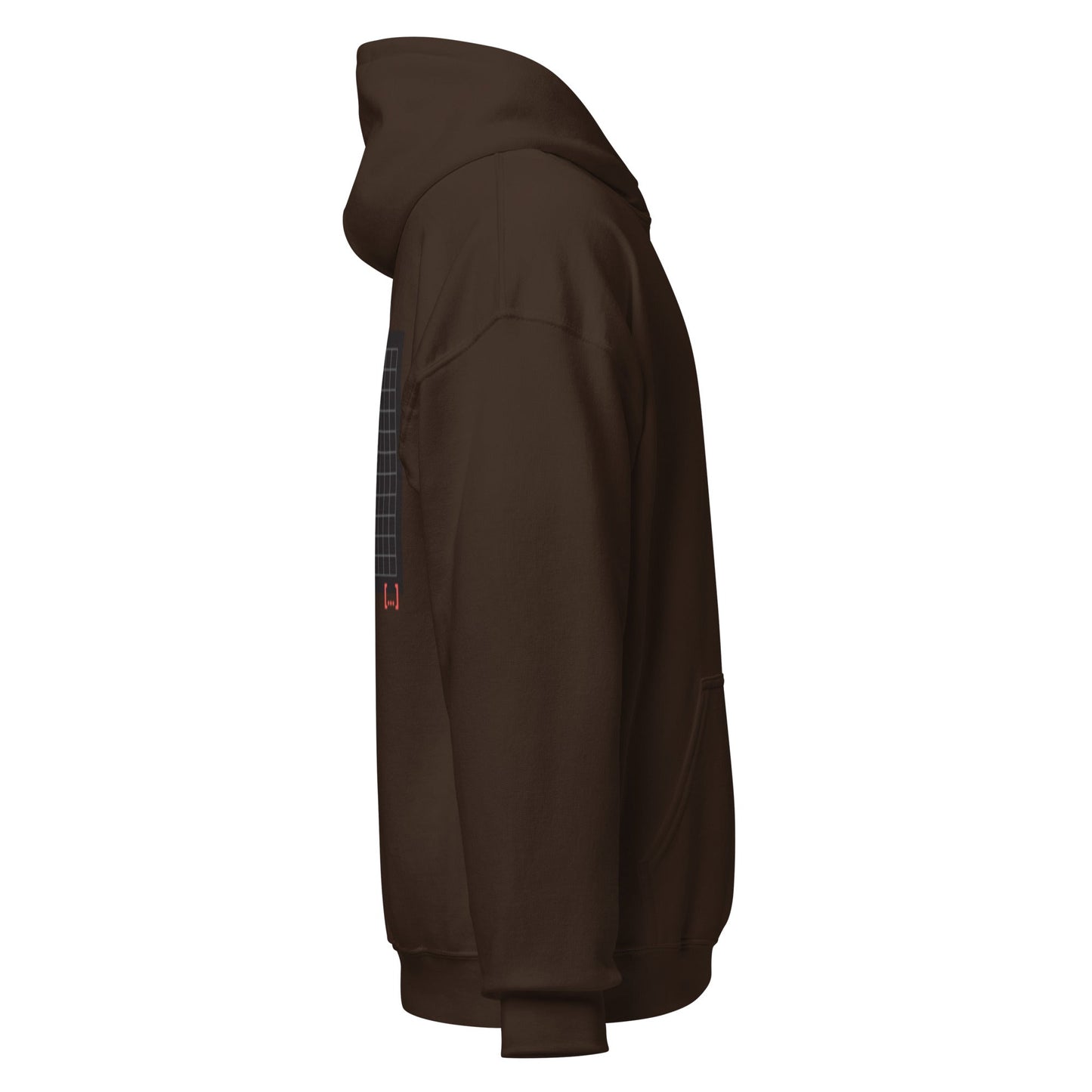 Basic - Chocolate Brown Hoodie - Black Canvas - TME - Thisisme Tme