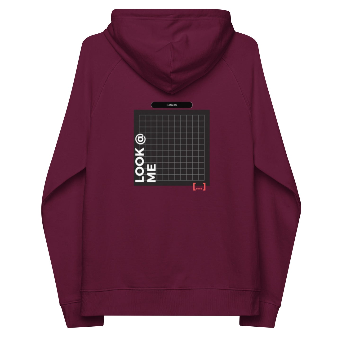 Small Black Canvas - Burgundy Red Hoodie - TME - Thisisme Tme