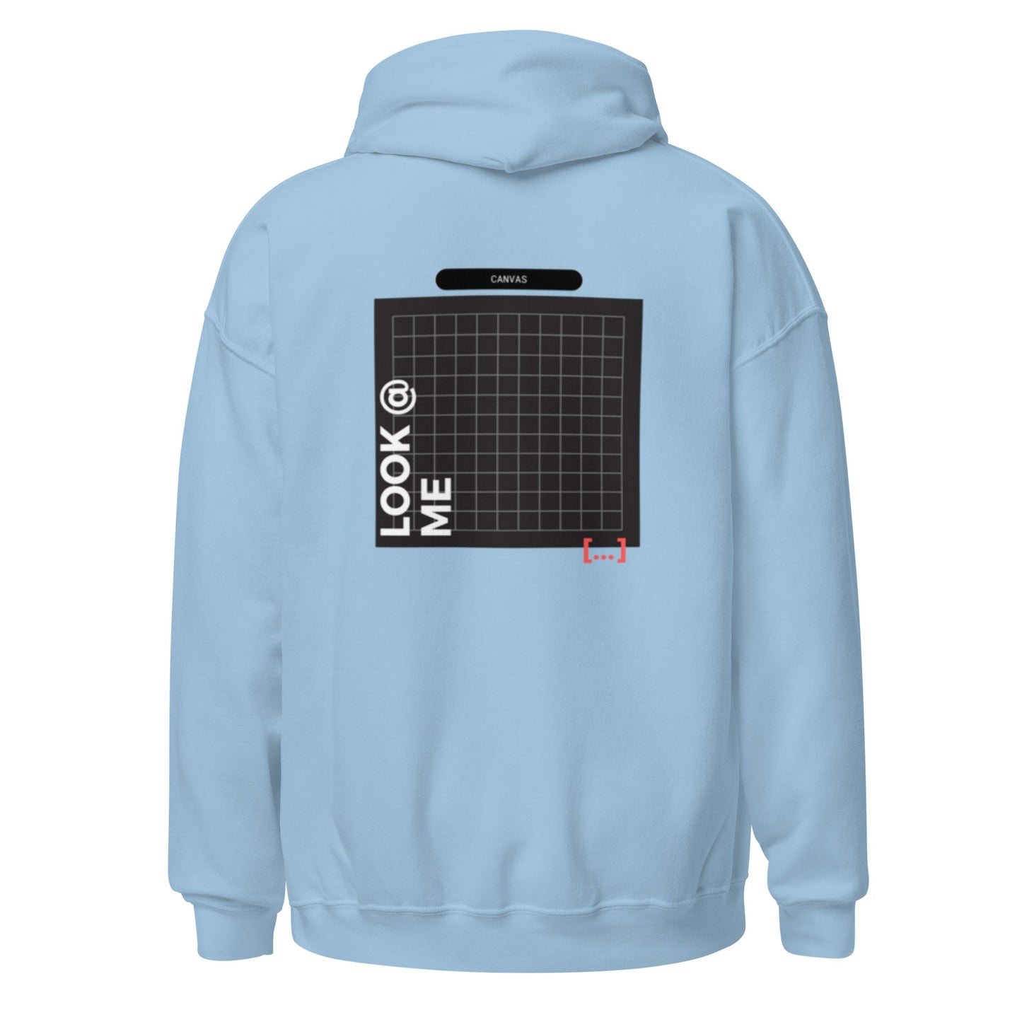 Basic - Baby Blue Hoodie - Black Canvas - TME - Thisisme Tme