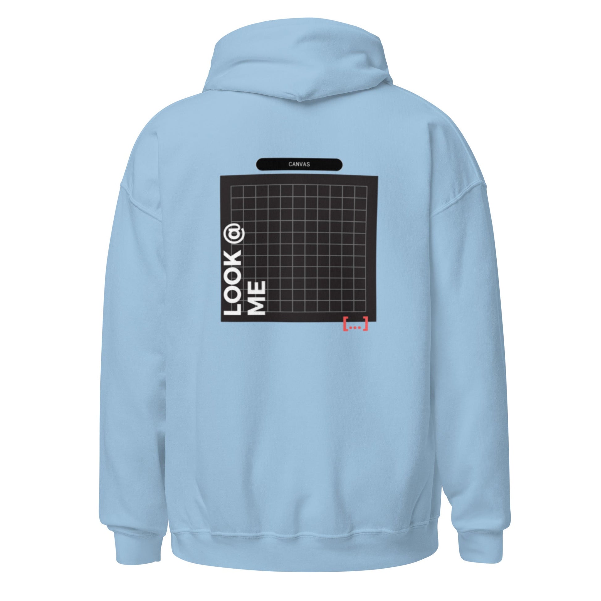Basic - Baby Blue Hoodie - Black Canvas - TME - Thisisme Tme