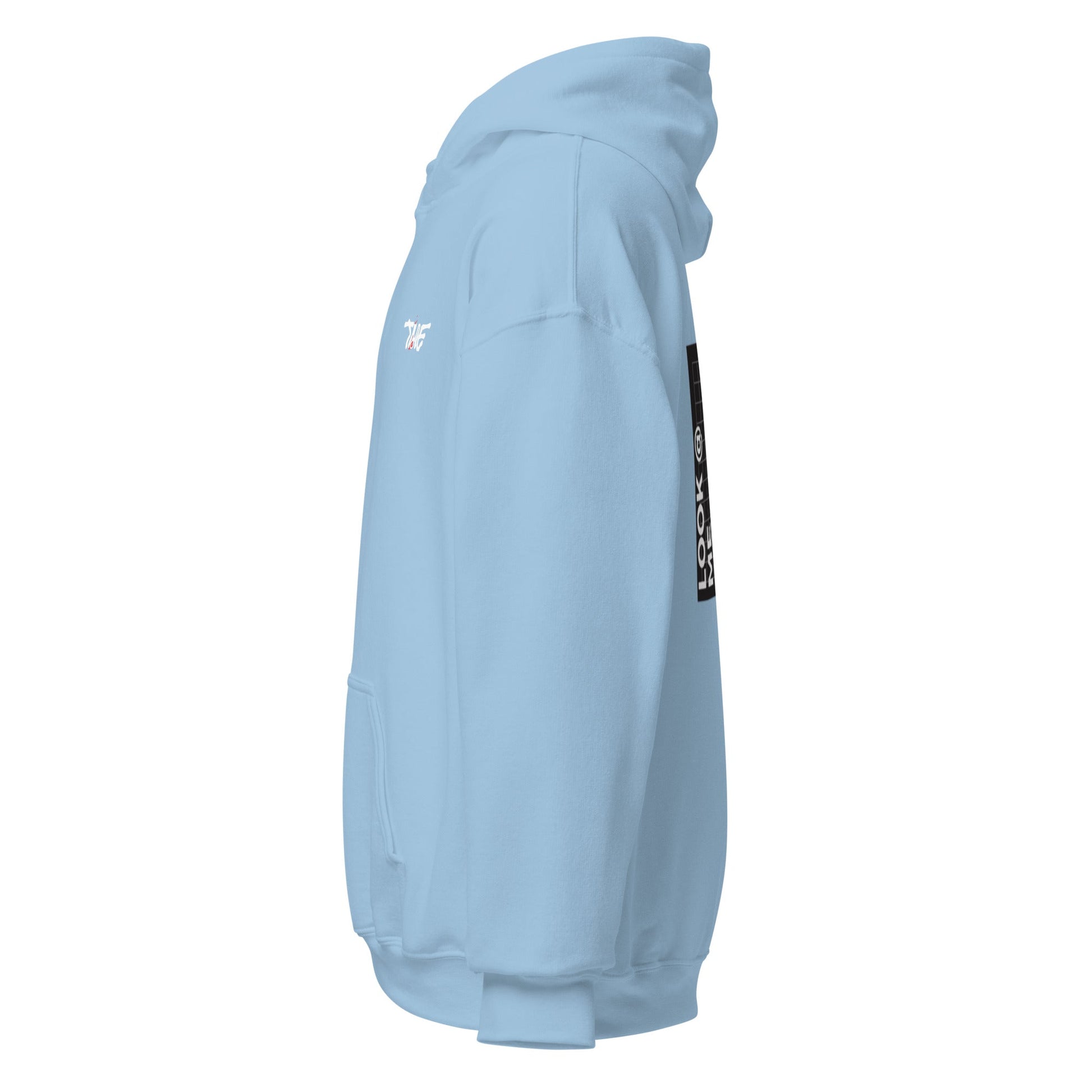 Basic - Baby Blue Hoodie - Black Canvas - TME - Thisisme Tme