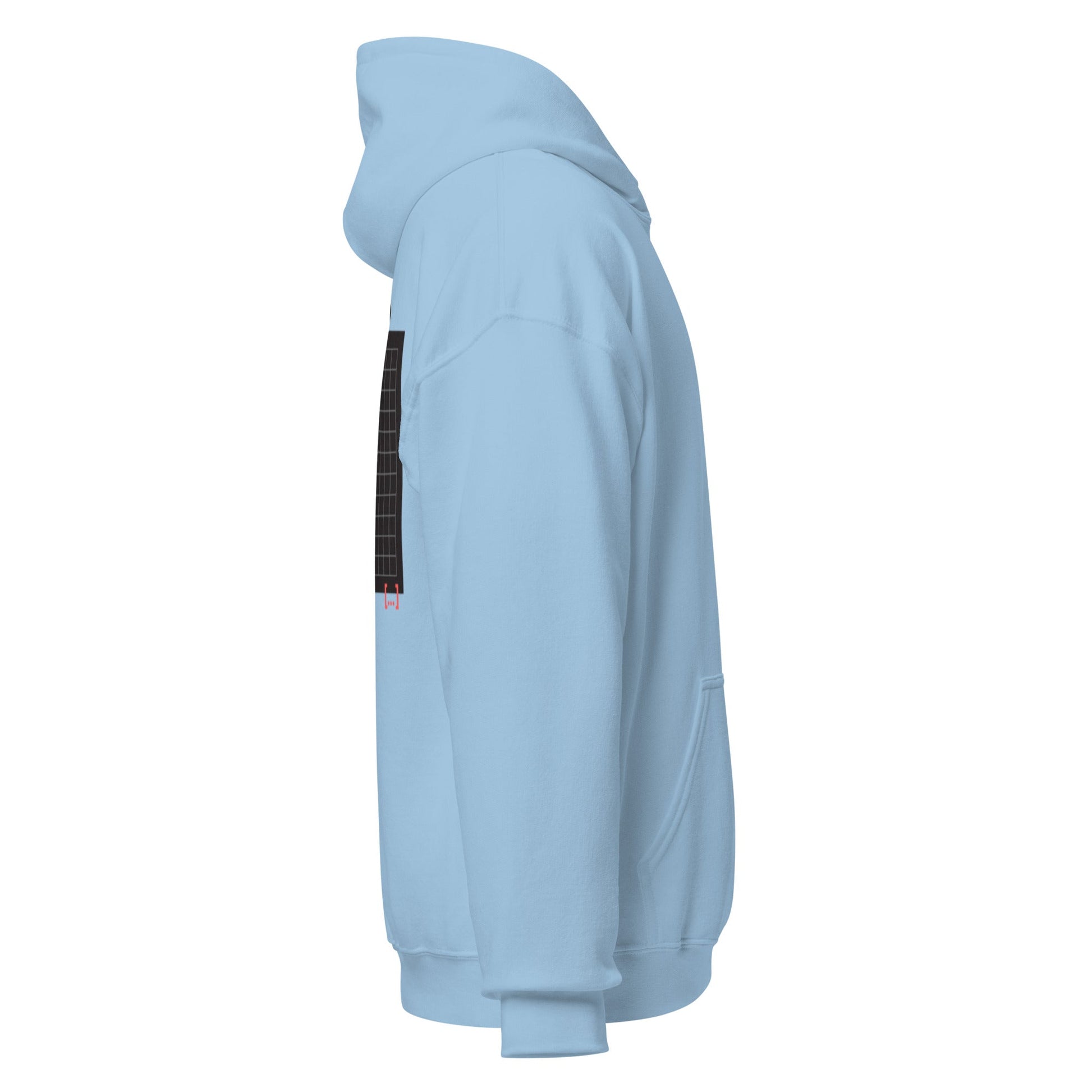 Basic - Baby Blue Hoodie - Black Canvas - TME - Thisisme Tme