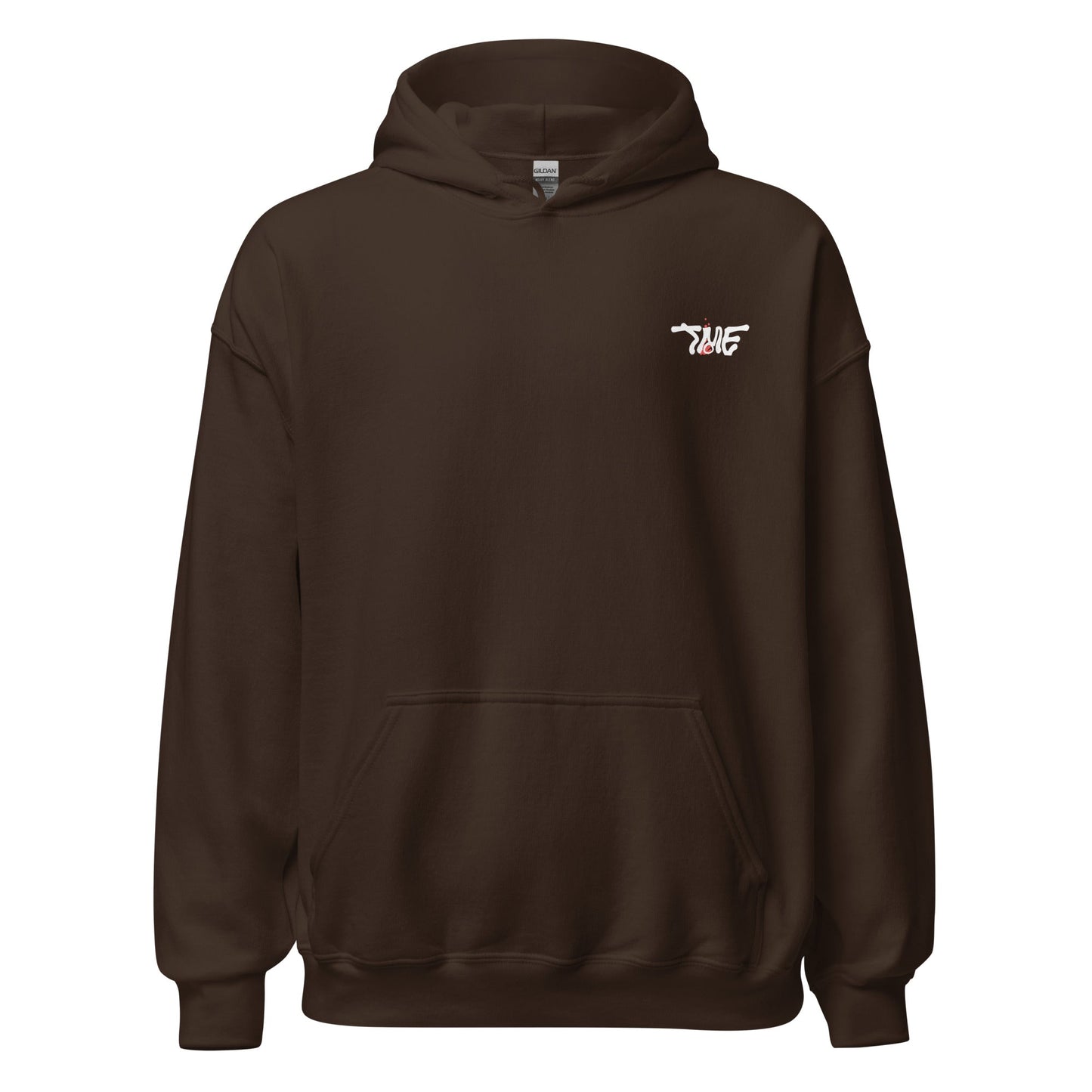 Basic - Chocolate Brown Hoodie - White Canvas - TME - Thisisme Tme
