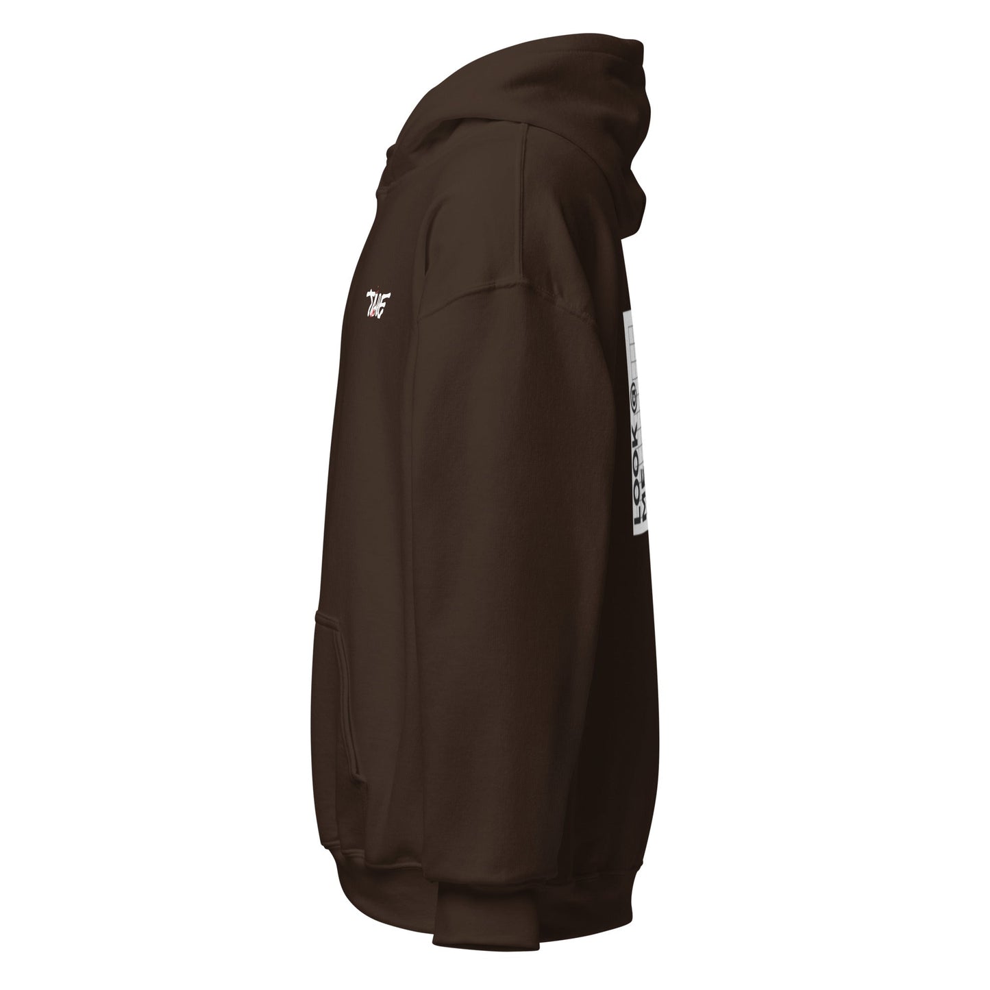 Basic - Chocolate Brown Hoodie - White Canvas - TME - Thisisme Tme