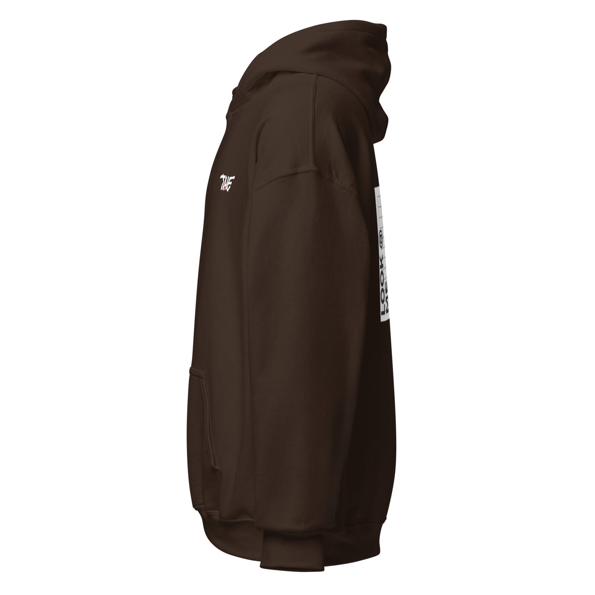 Basic - Chocolate Brown Hoodie - White Canvas - TME - Thisisme Tme