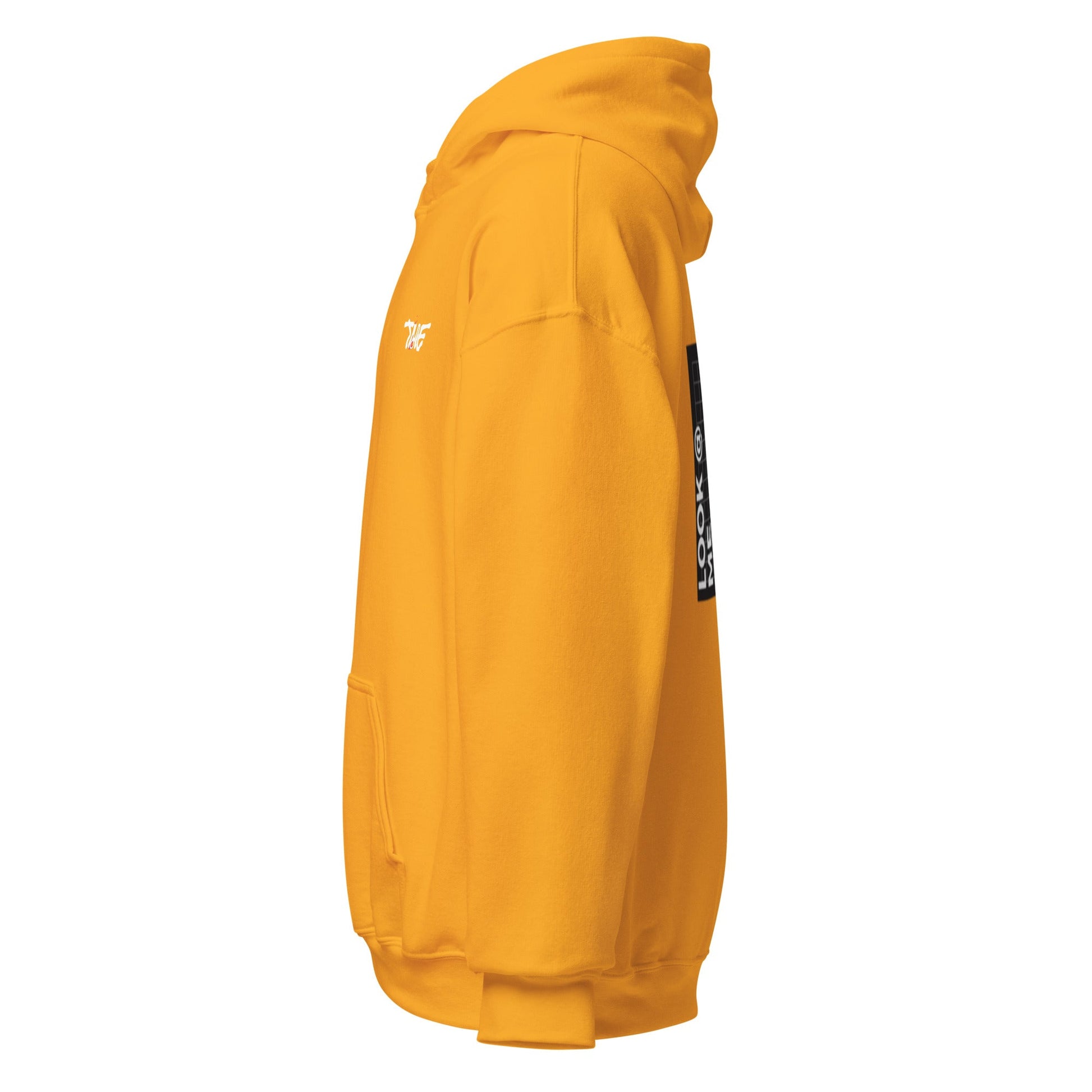 Basic - Golden Hour Yellow Hoodie - Black Canvas - TME - Thisisme Tme