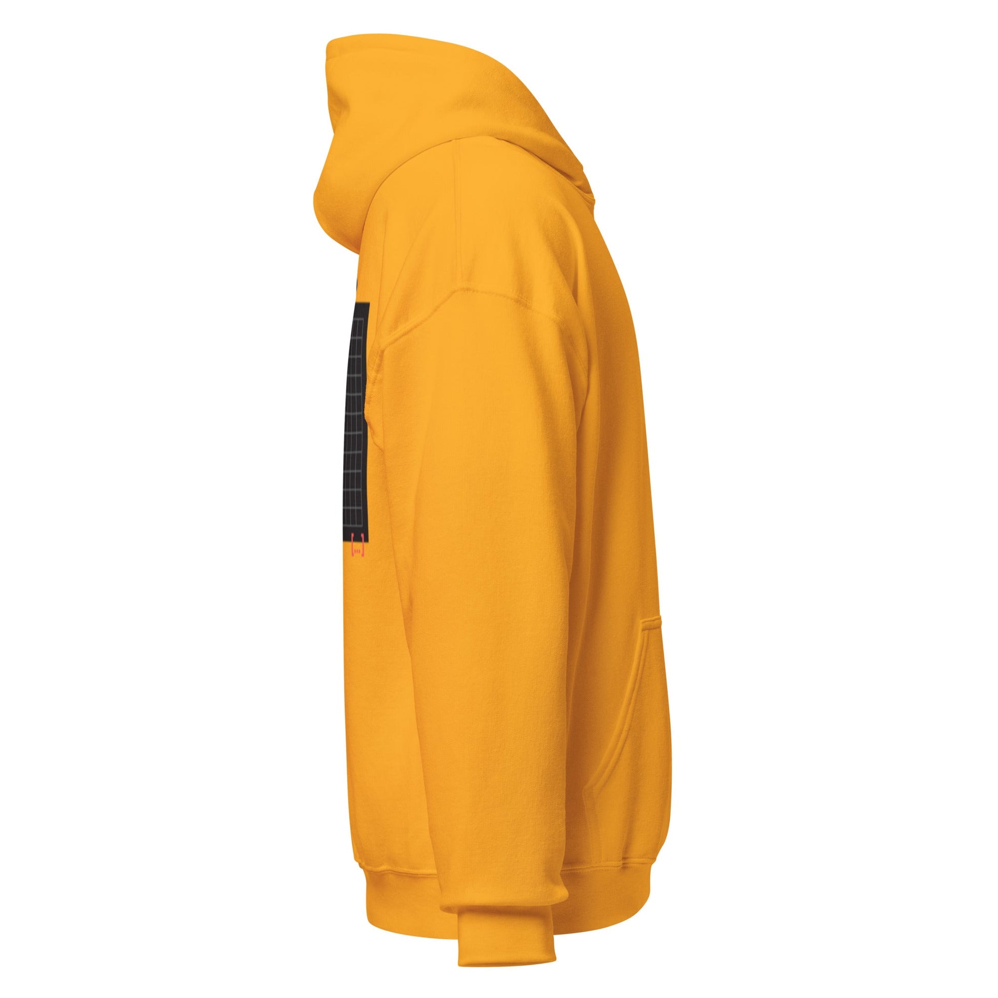 Basic - Golden Hour Yellow Hoodie - Black Canvas - TME - Thisisme Tme