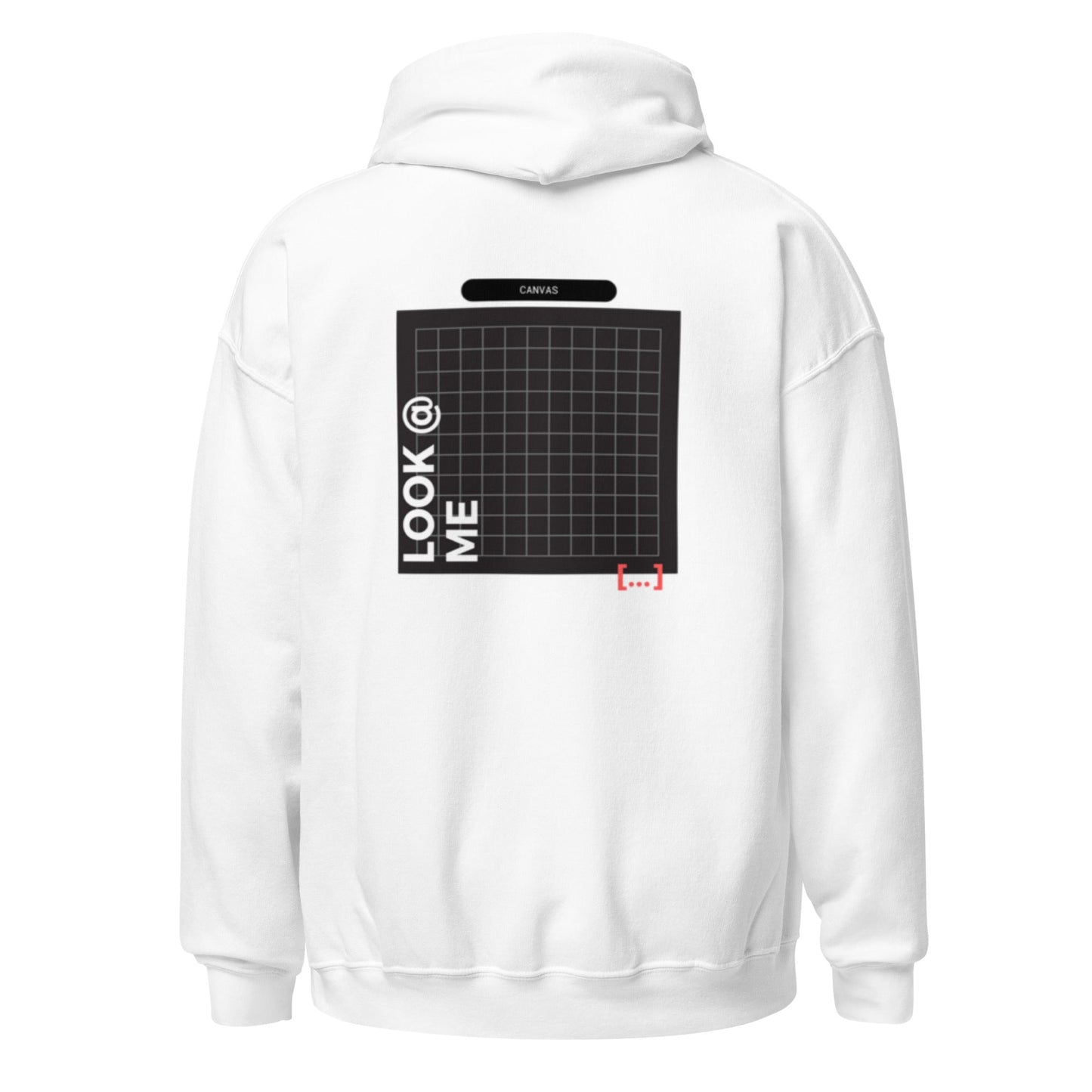 Basic - Moon White Hoodie - Black Canvas - TME - Thisisme Tme