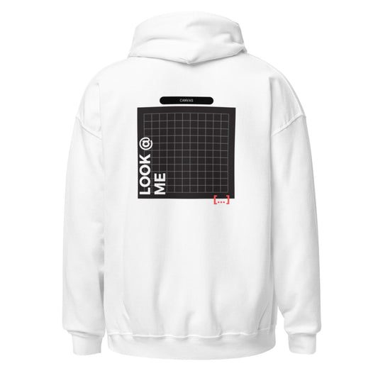 Basic - Moon White Hoodie - Black Canvas - TME - Thisisme Tme