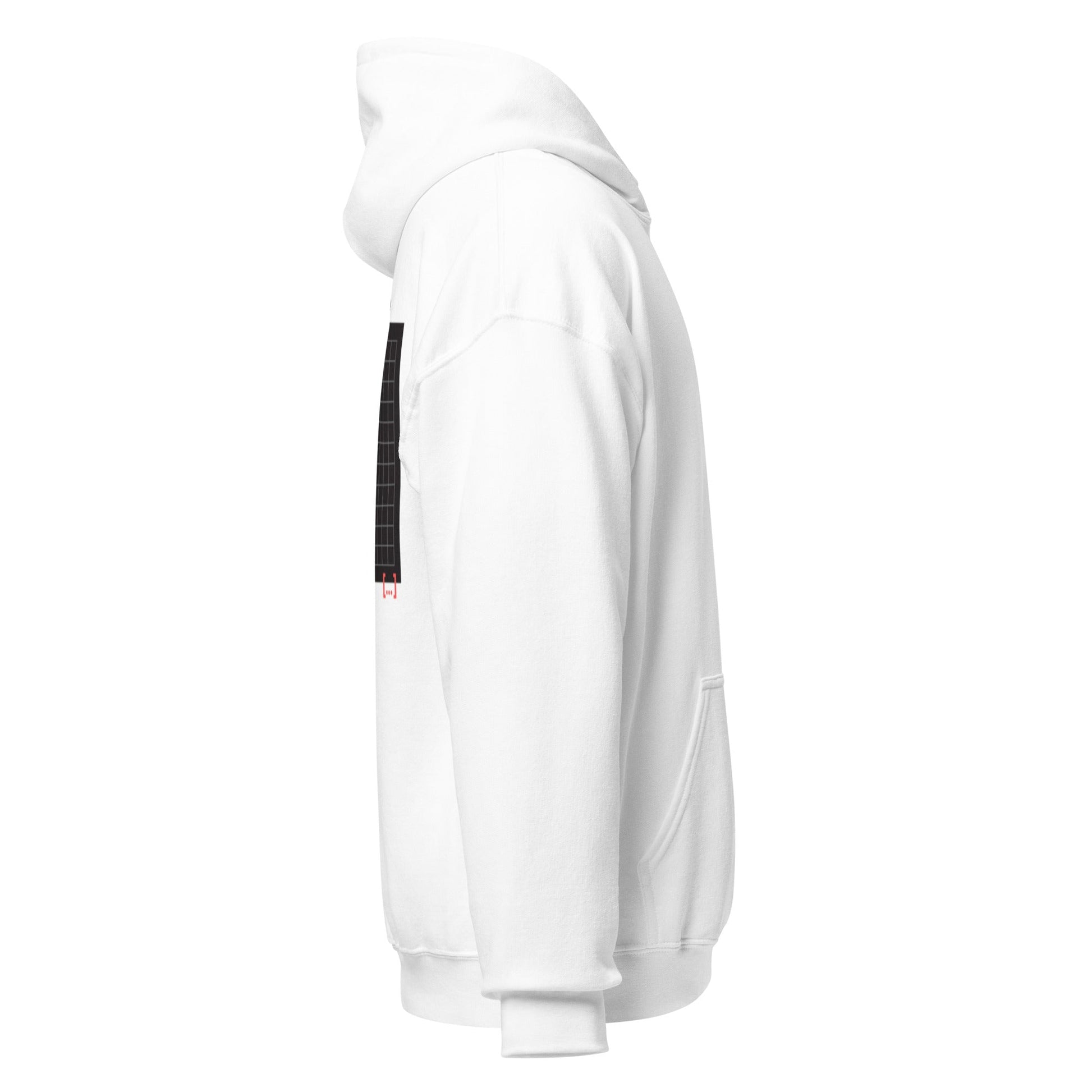 Basic - Moon White Hoodie - Black Canvas - TME - Thisisme Tme