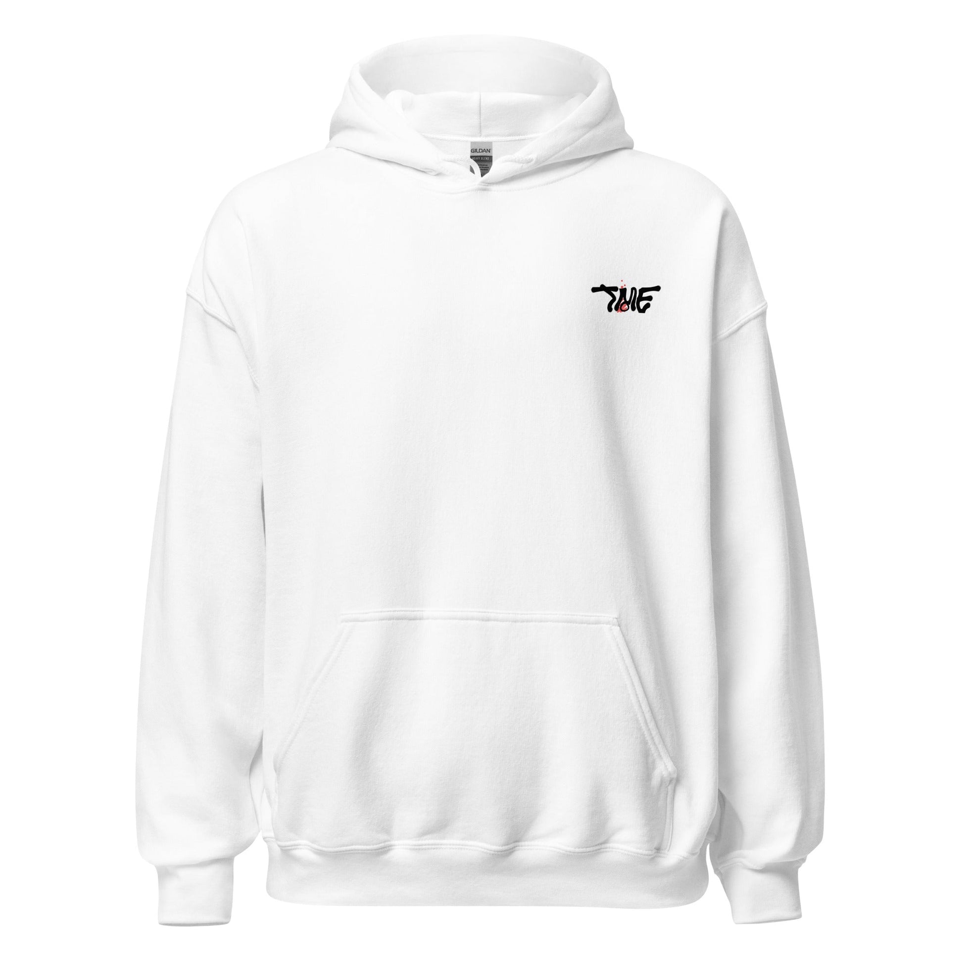 Basic - Moon White Hoodie - Black Canvas - TME - Thisisme Tme