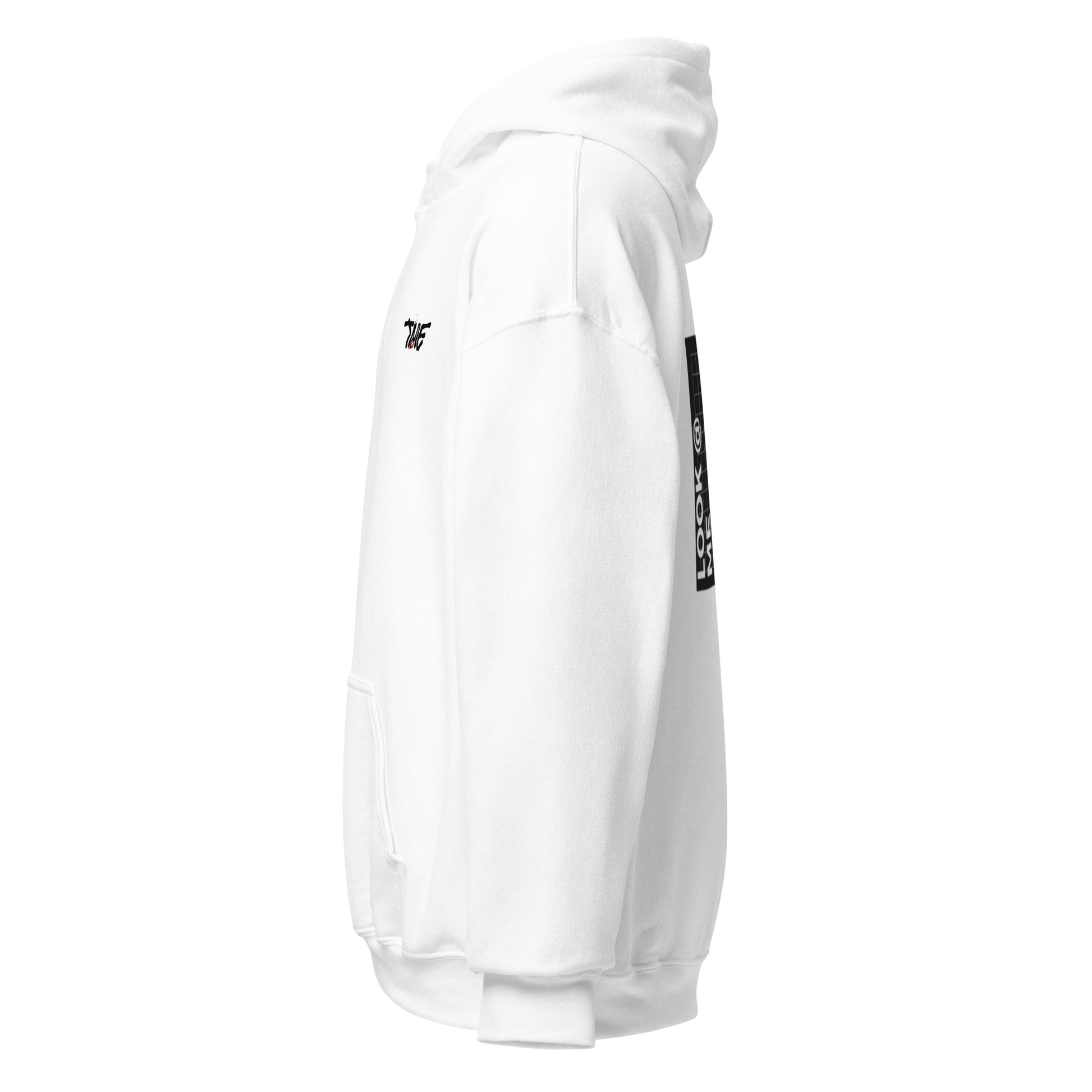 Basic - Moon White Hoodie - Black Canvas - TME - Thisisme Tme