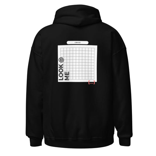Basic - Night Black Hoodie - White Canvas - TME - Thisisme Tme
