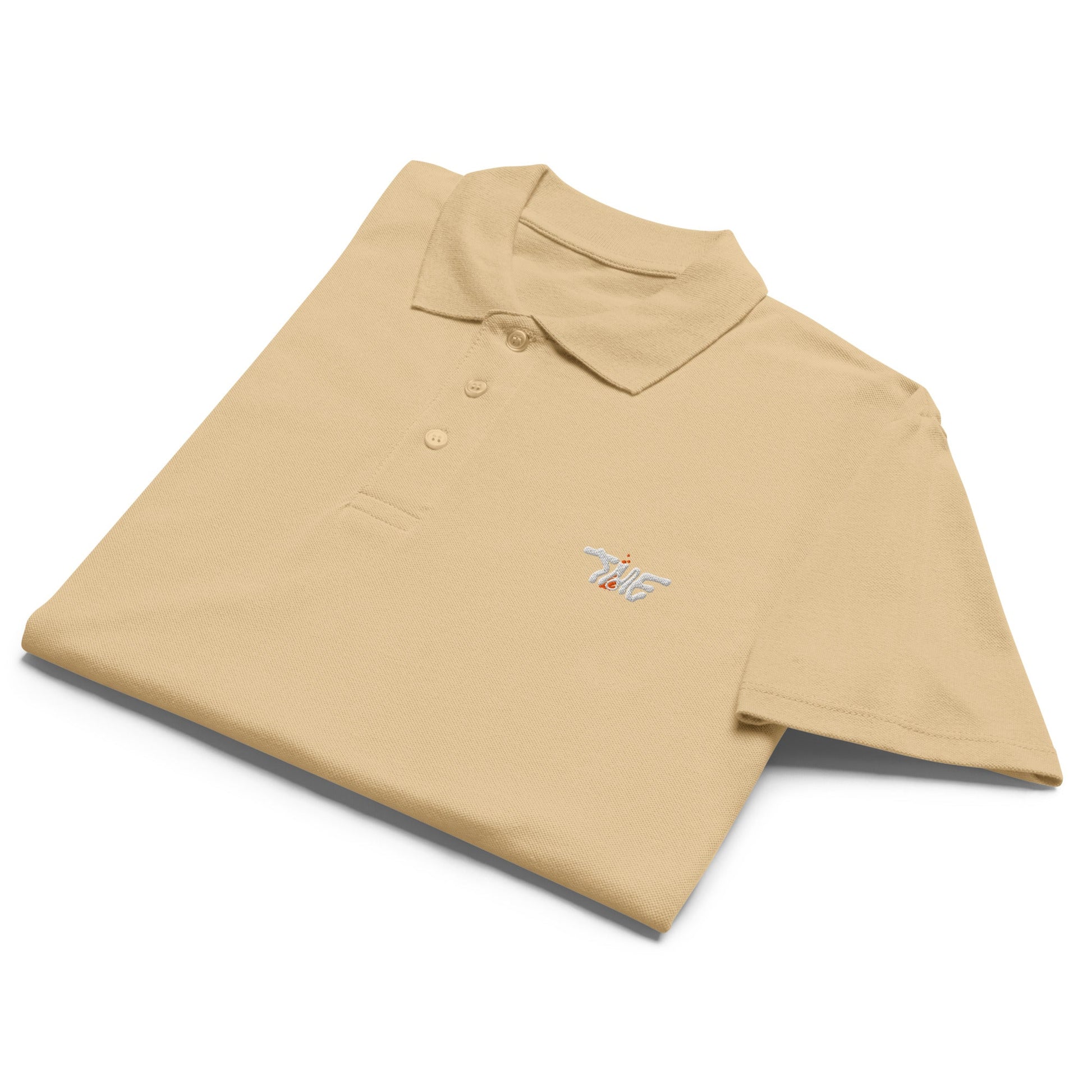 Exclusive Embroidered - Dune Beige Polo shirt - No Canvas - TME - Thisisme Tme