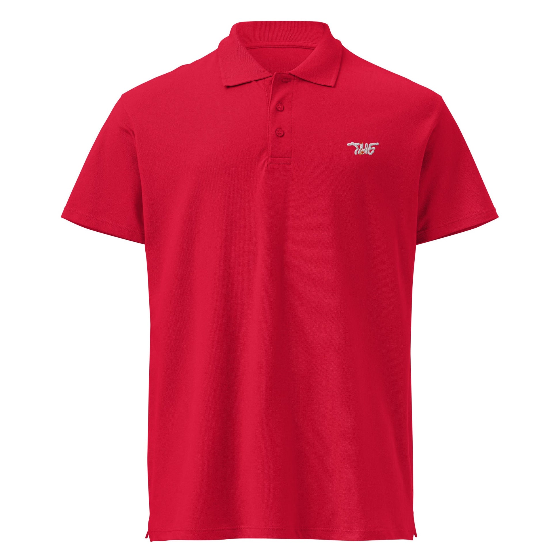 Exclusive Embroidered - Fire Red Polo shirt - No Canvas - TME - Thisisme Tme