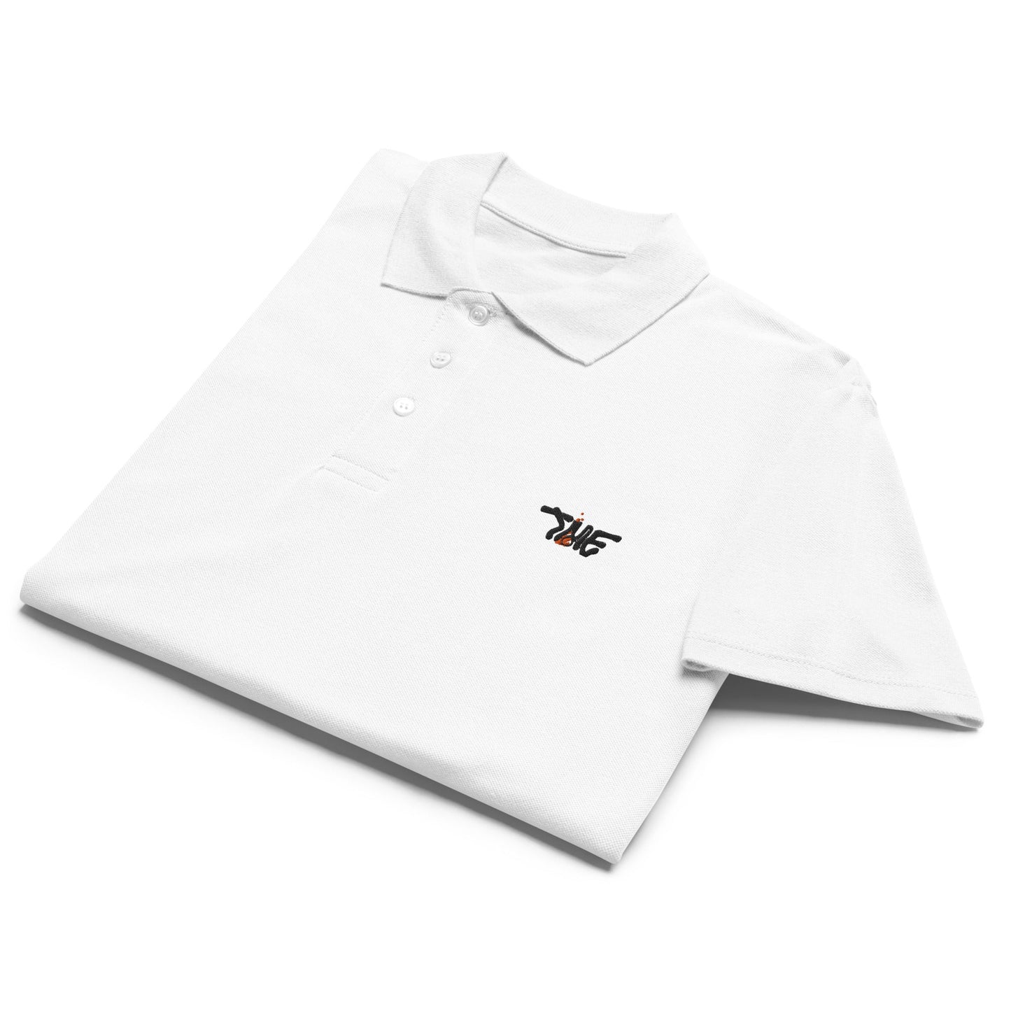 Exclusive Embroidered - Moon White Polo shirt - No Canvas - TME - Thisisme Tme