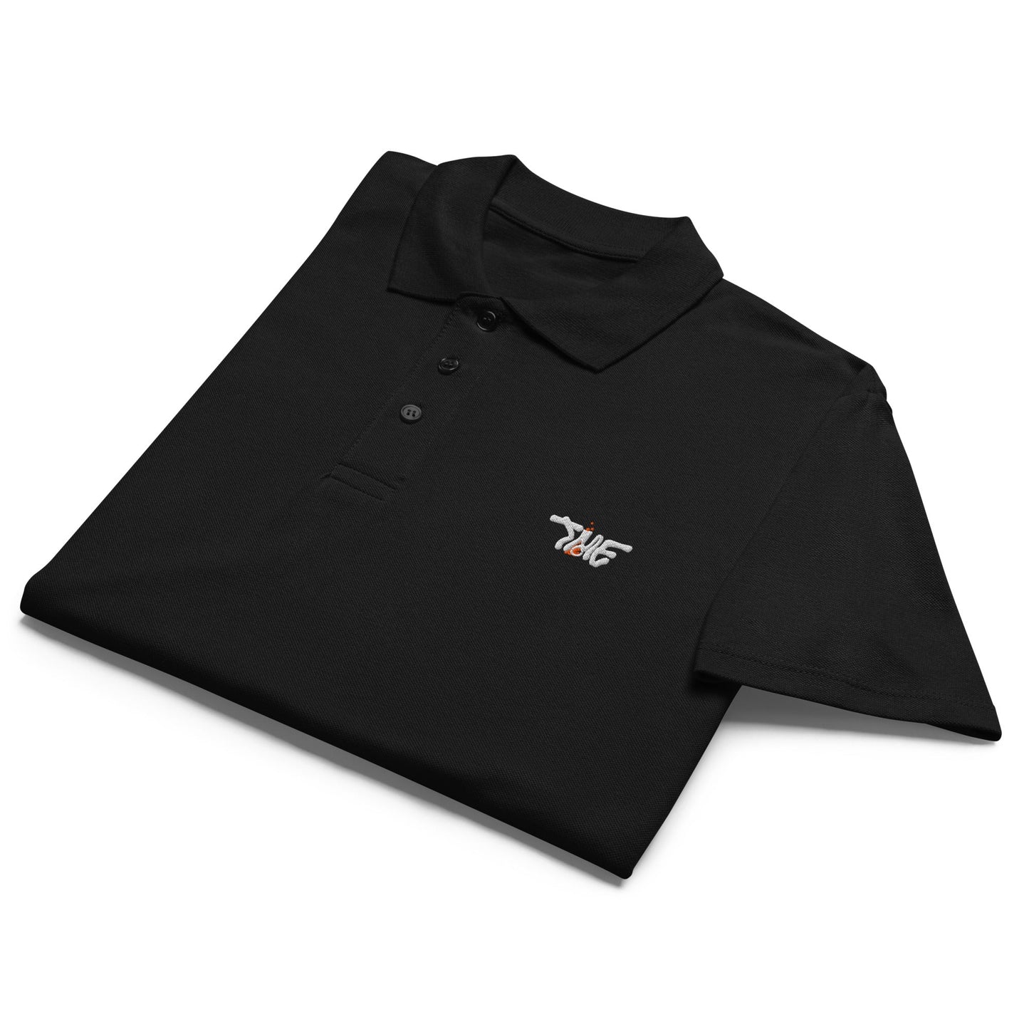 Exclusive Embroidered - Night Black Polo shirt - No Canvas - TME - Thisisme Tme