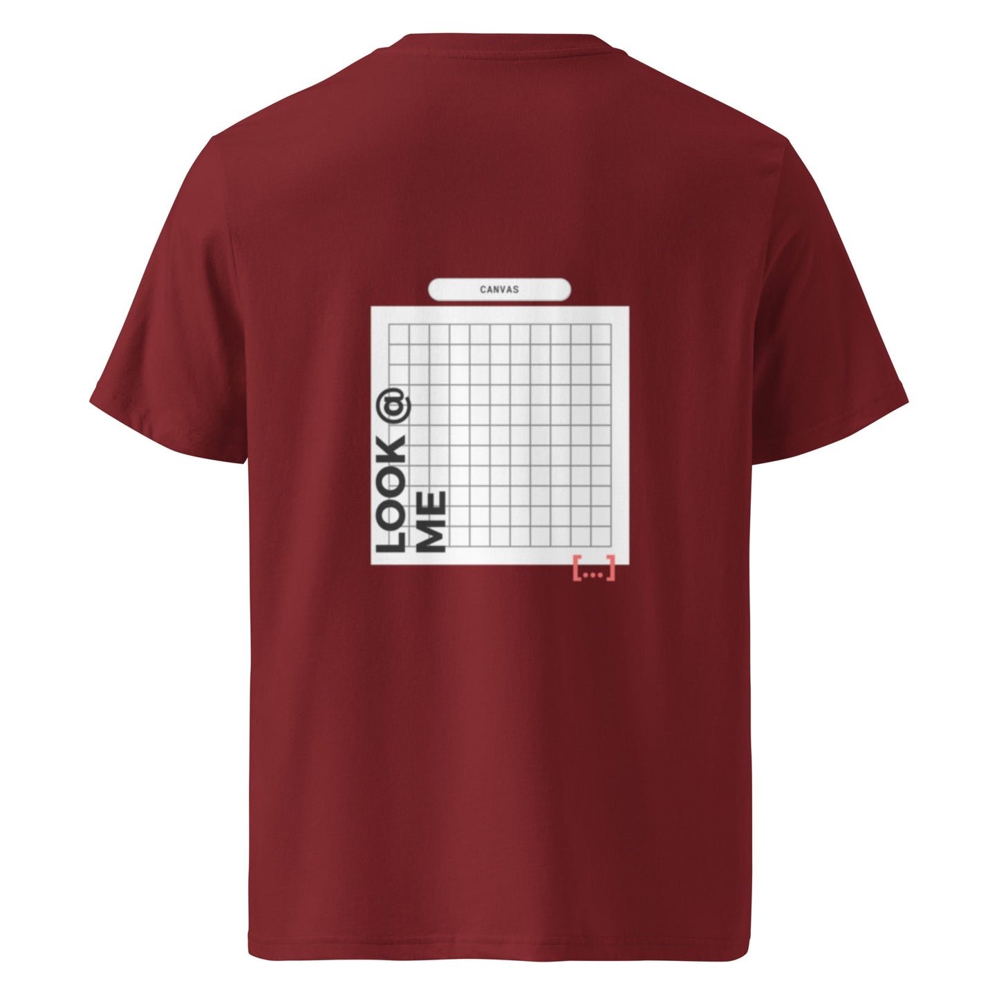 Premium - Bordeaux Red T-Shirt - White Canvas - TME - Thisisme Tme