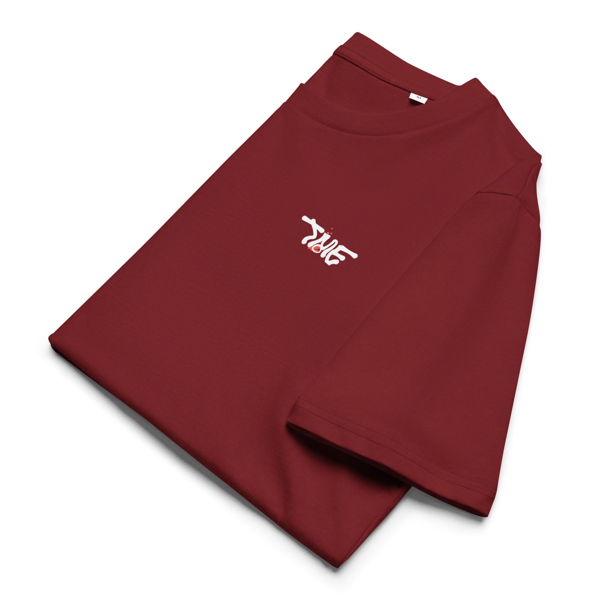 Premium - Bordeaux Red T-Shirt - White Canvas - TME - Thisisme Tme