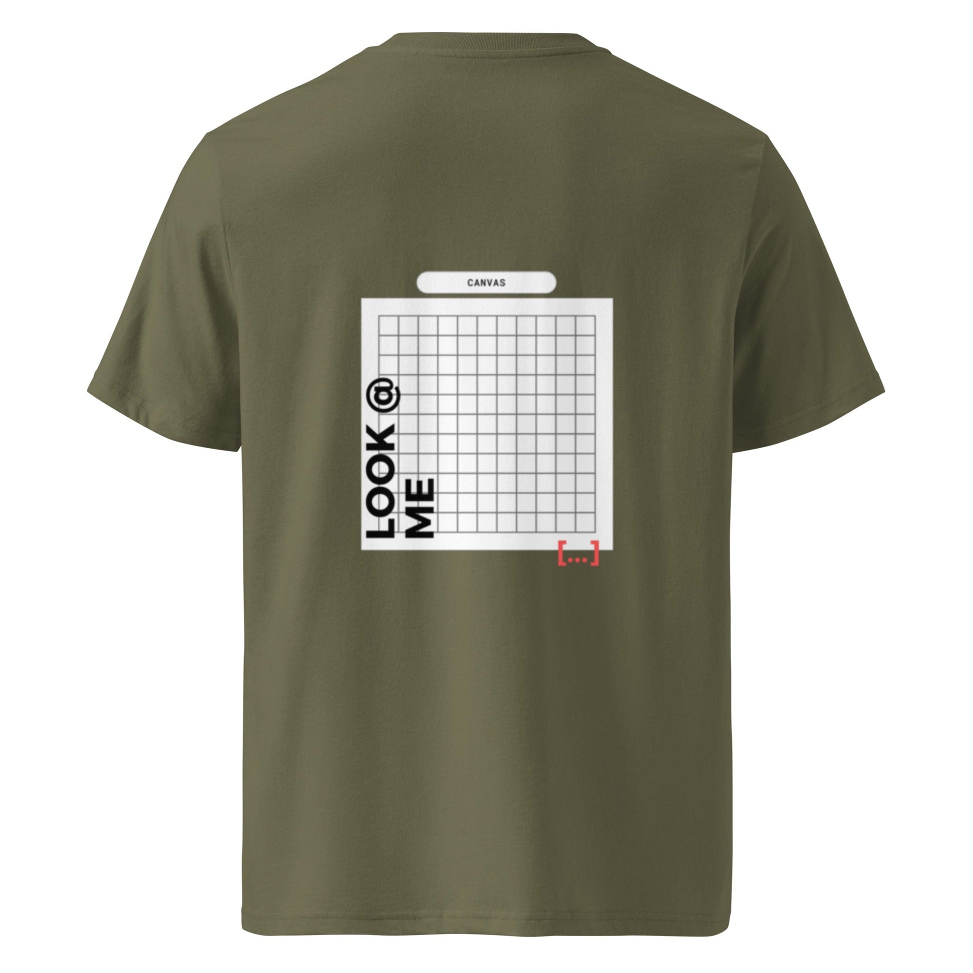 Premium - Khaki Green T-Shirt - White Canvas - TME - Thisisme Tme