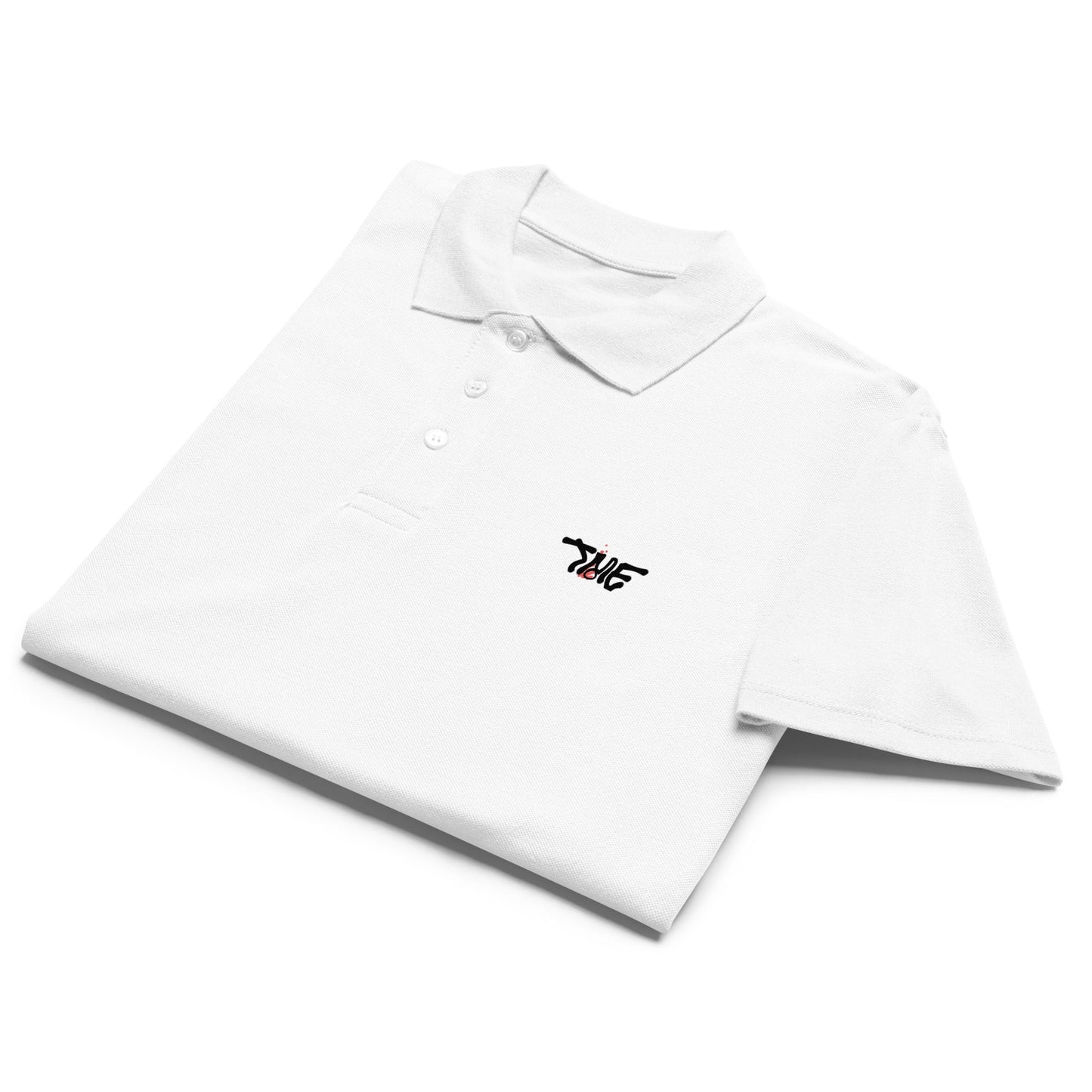 Premium - Moon White Polo Shirt - Black Canvas - TME - Thisisme Tme