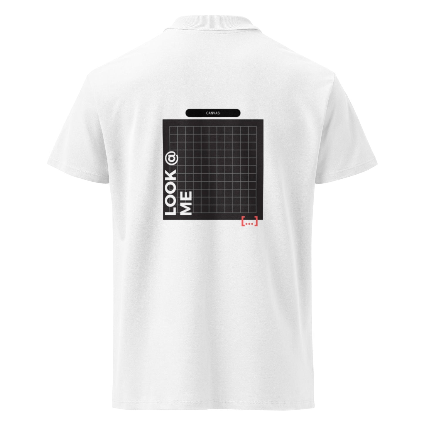 Premium - Moon White Polo Shirt - Black Canvas - TME - Thisisme Tme
