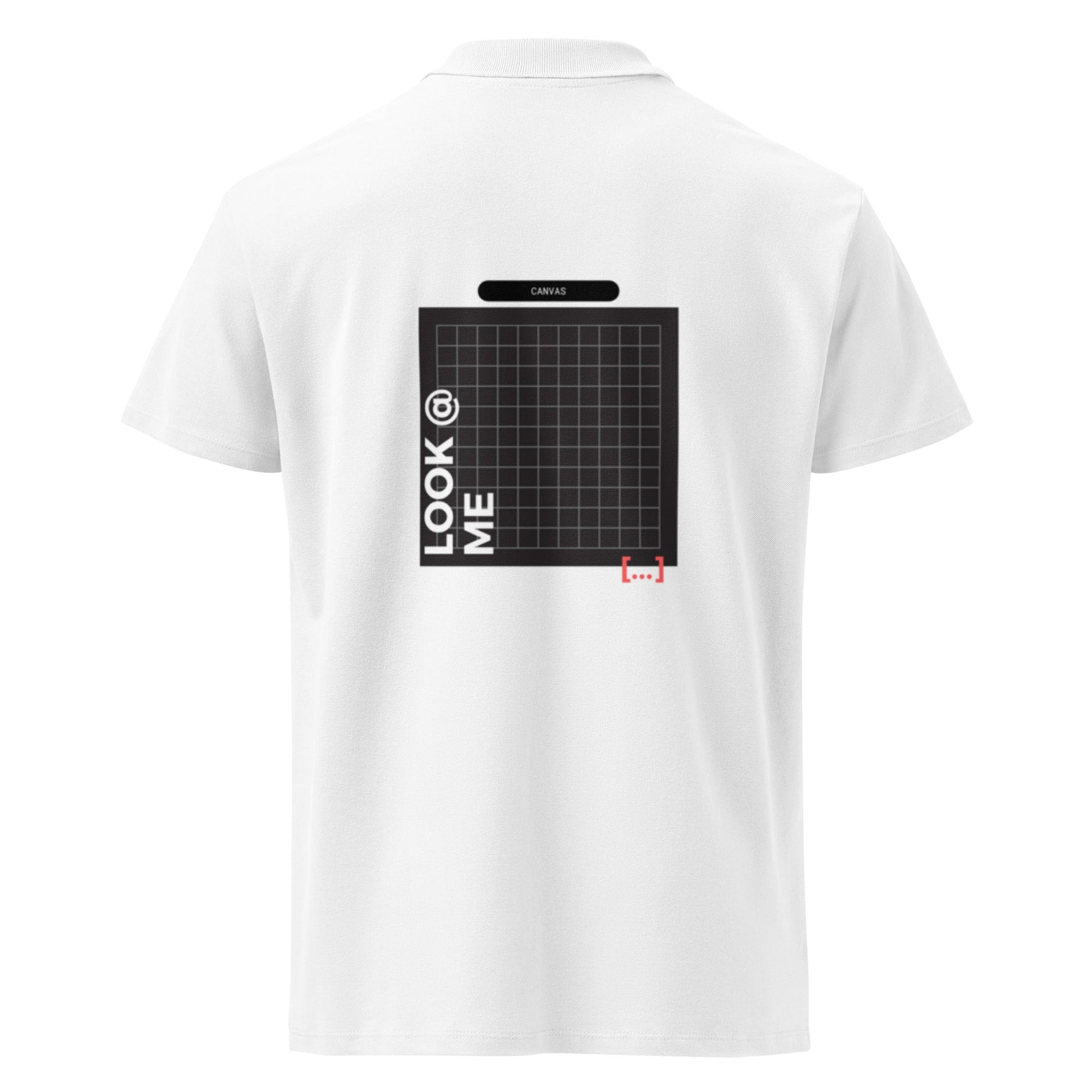 Premium - Moon White Polo Shirt - Black Canvas - TME - Thisisme Tme
