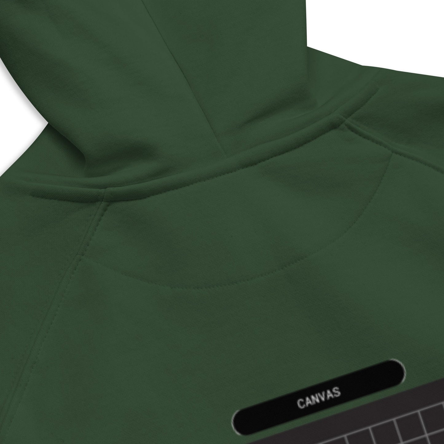 Small Black Canvas - Bottle Green Hoodie - TME - Thisisme Tme