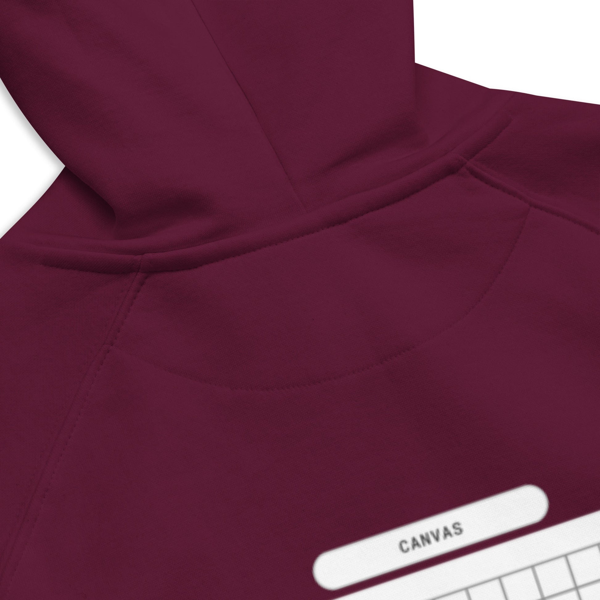 Small White Canvas - Burgundy Red Hoodie - TME - Thisisme Tme