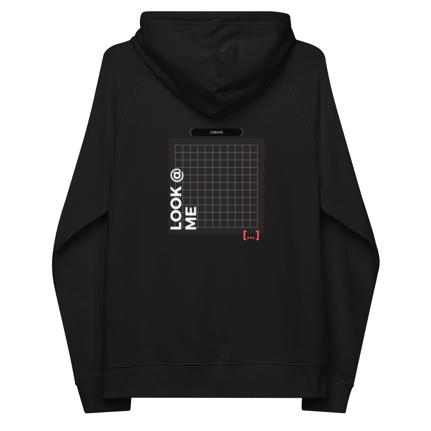 Small Black Canvas -- Night Black Hoodie