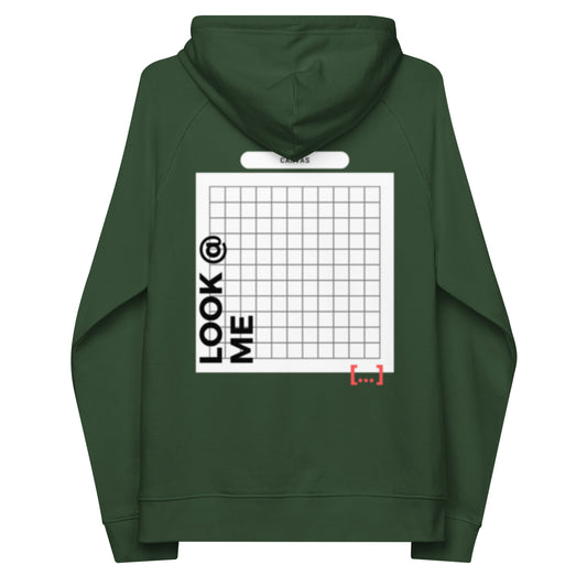 Big White Canvas -- Bottle Green Hoodie