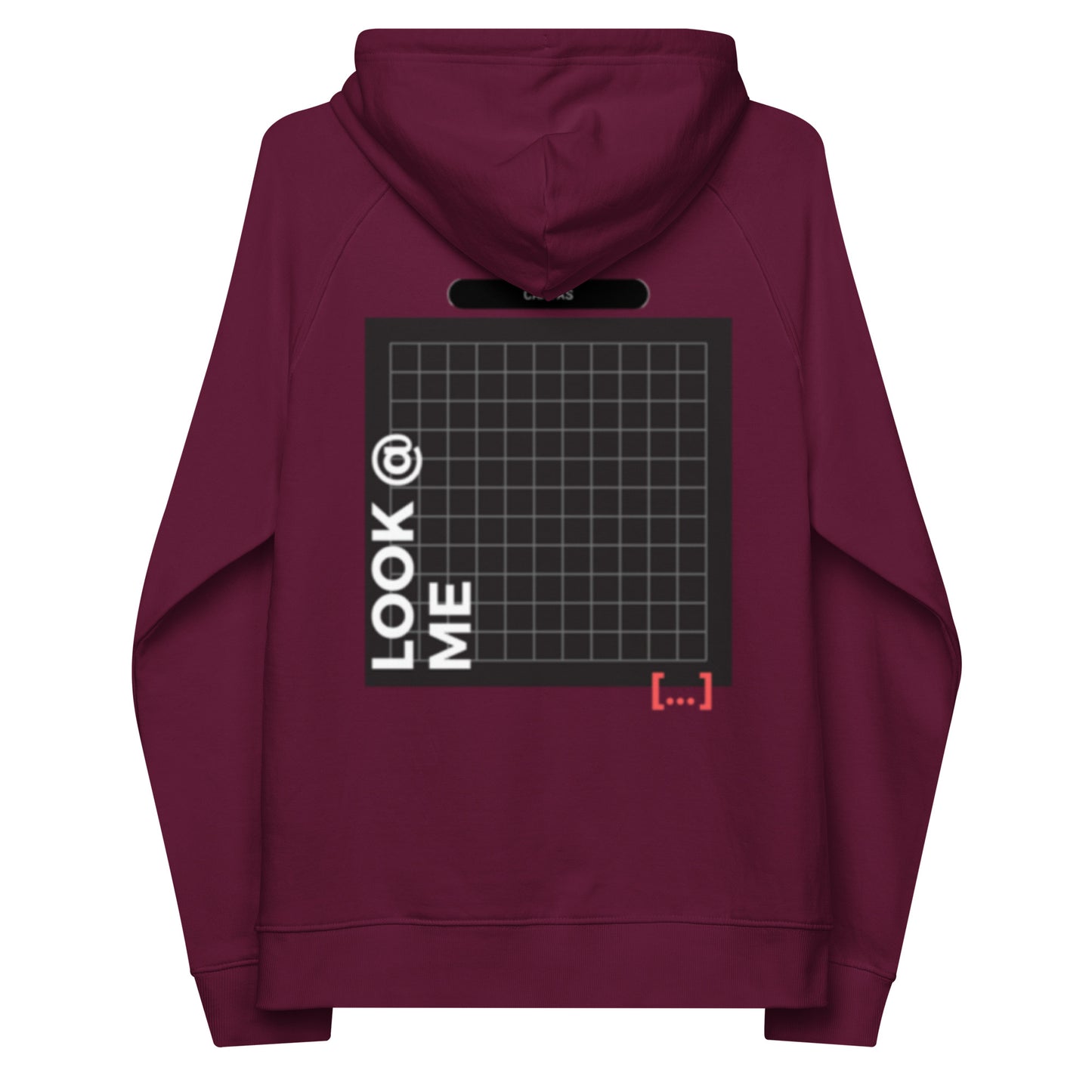 Big Black Canvas -- Burgundy Red Hoodie