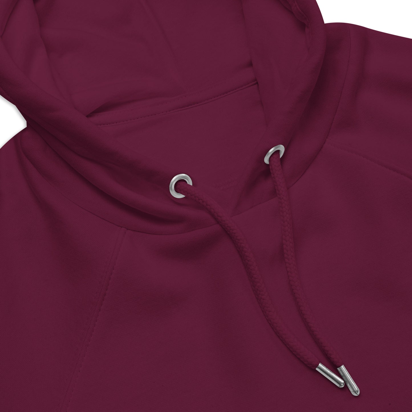 Big White Canvas -- Burgundy Red Hoodie