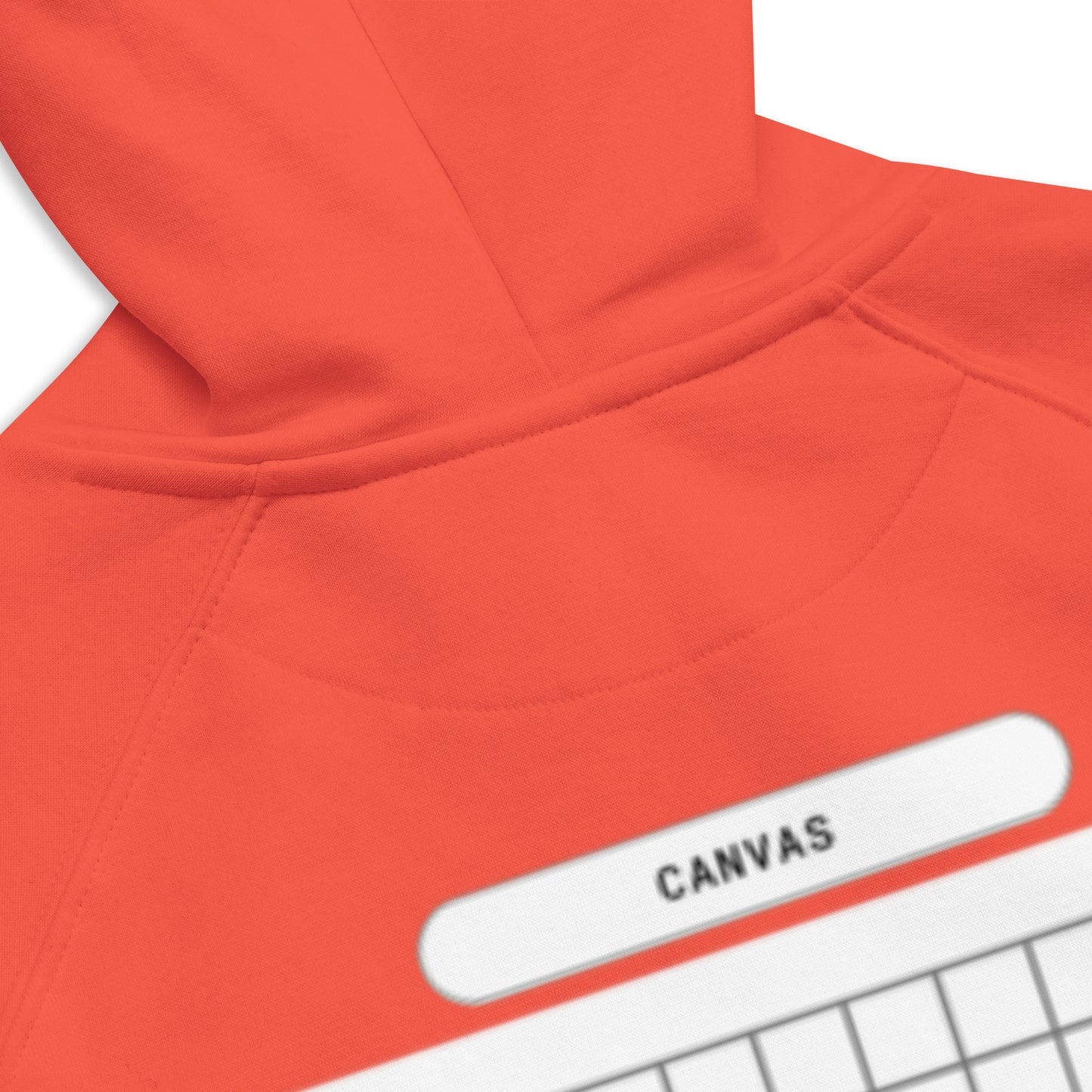 Big White Canvas -- Burnt Orange Hoodie