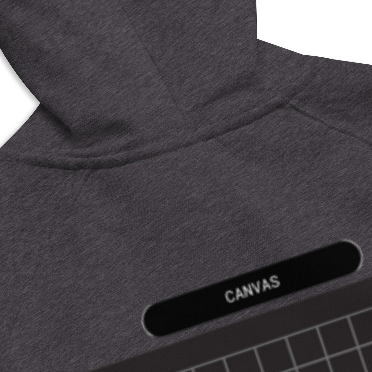 Big Black Canvas -- Charcoal Grey Hoodie