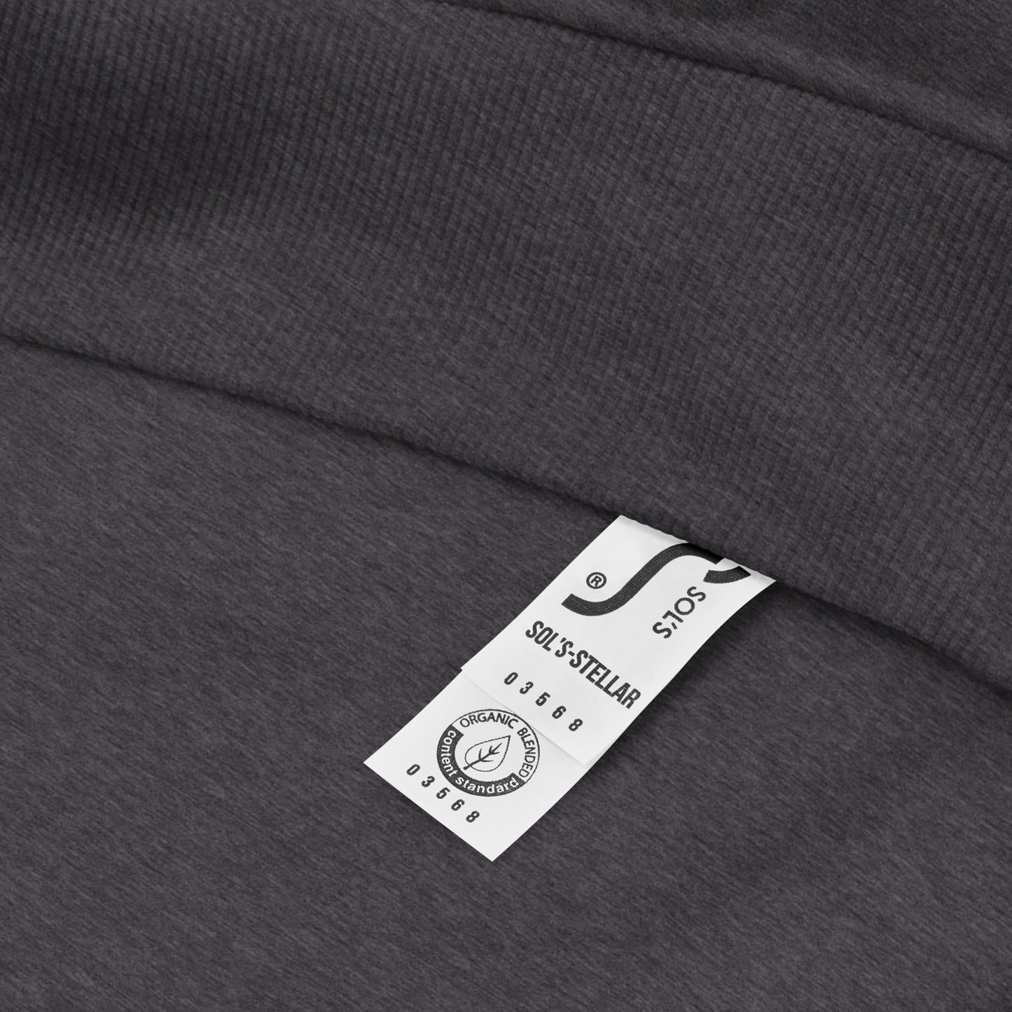 Big White Canvas -- Charcoal Grey Hoodie