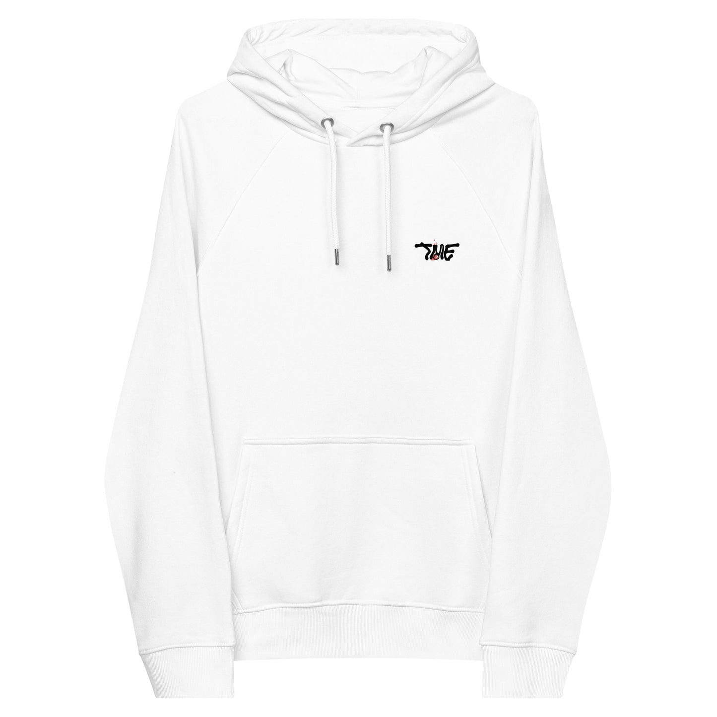 Small Black Canvas -- Moon White Hoodie