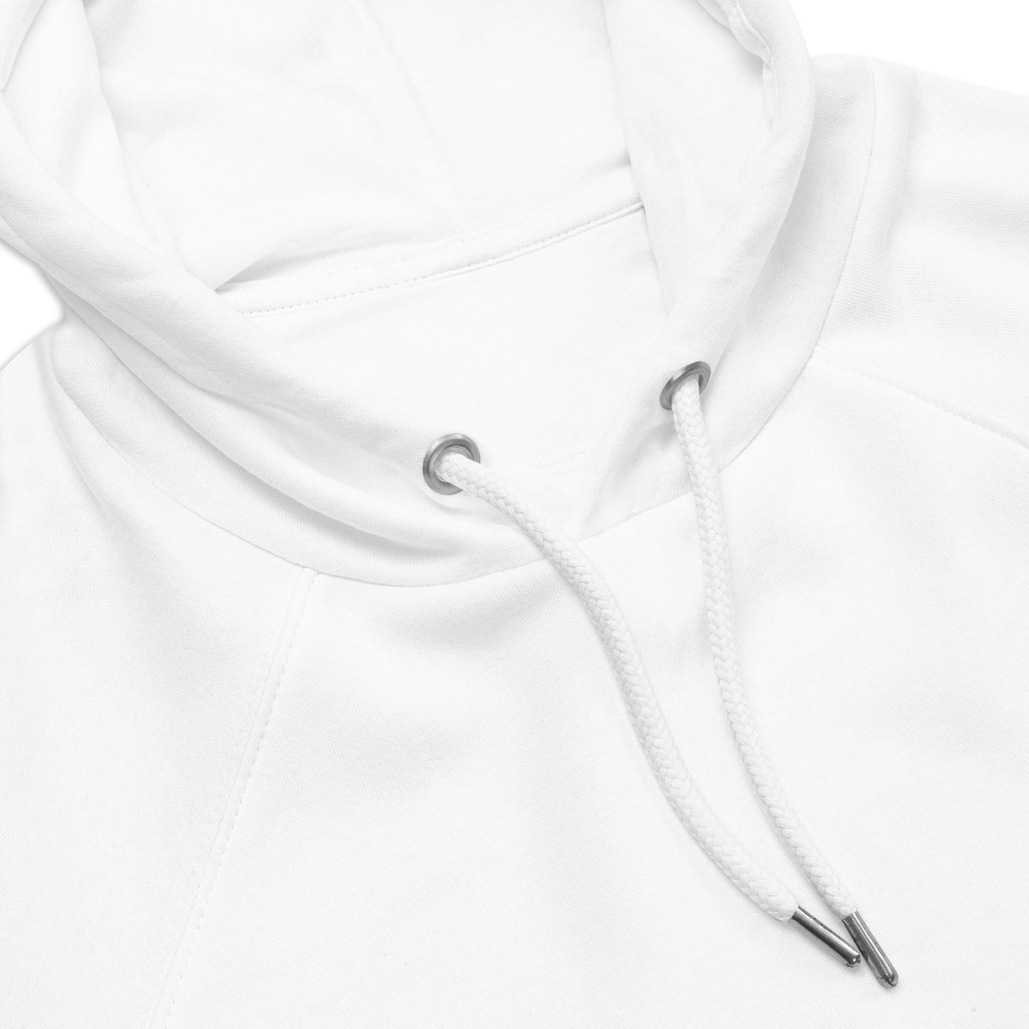 Small White Canvas -- Moon White Hoodie